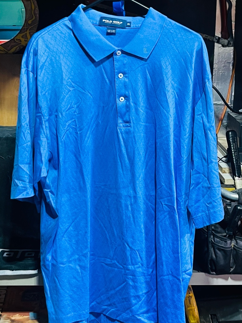 Polo by Ralph Lauren Men's Royal Blue Short-Sleeve Polo